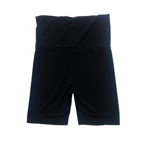 HATCH Maternity Over-Belly Bike Shorts XS Black Bamboo Blend